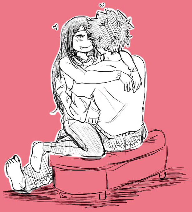 Izuku and Tsuyu Lovey moments! Enjoy ? #izukumidoriya #TsuyuAsui #Midotsuyu #Deku #Froppy #doodle #lovey #fanart #BokuNoHeroAcademia 