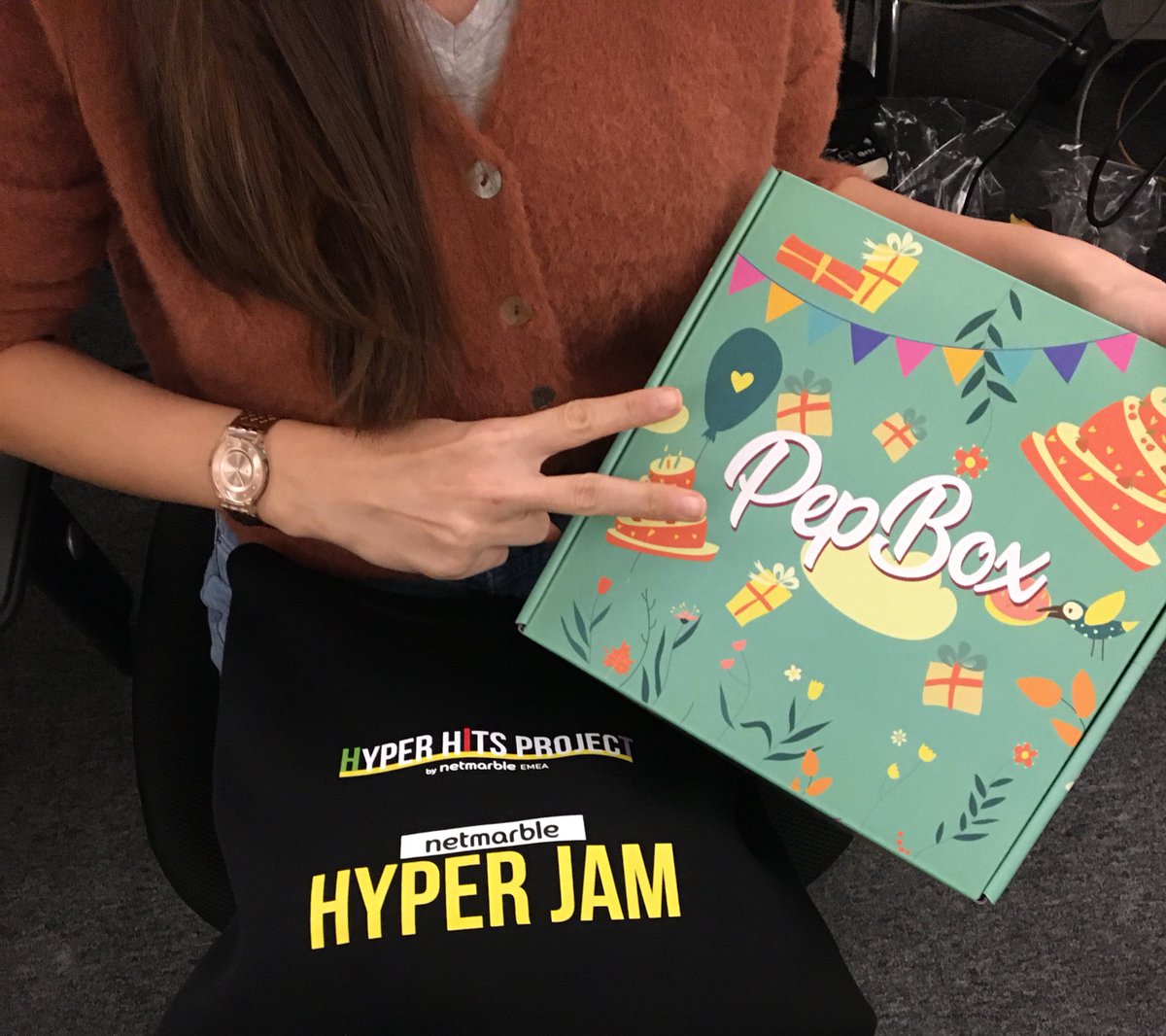 NetmarbleTurkey's tweet photo. Women in Games X Netmarble EMEA işbirliği ile düzenlenen #HyperJam20’de @letspepapp’in desteği yanımızda! #pepbox #pepapp #HyperJam #Netmarble https://t.co/XetO96yNwE