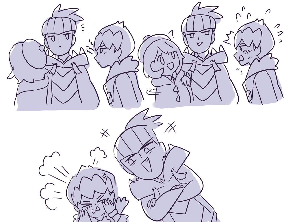 Raihan being a bully (;≧皿≦)!! #ホプユウ #PokemonSwordandShield 