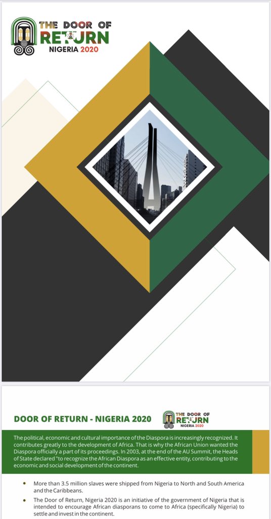 MKenyaFulani48's tweet photo. Nigeria, Ghana and Benin are some of the West African countries that have created initiatives to attract the diaspora population to invest and/or settle there. Is this a road Kenya can take? @EddieMors1 @magicalkenya @GonaJudy @MurugiJ @WaruiJohn2 @jodhiambo4 #GateOfReturn. https://t.co/bJcN3GNdgk