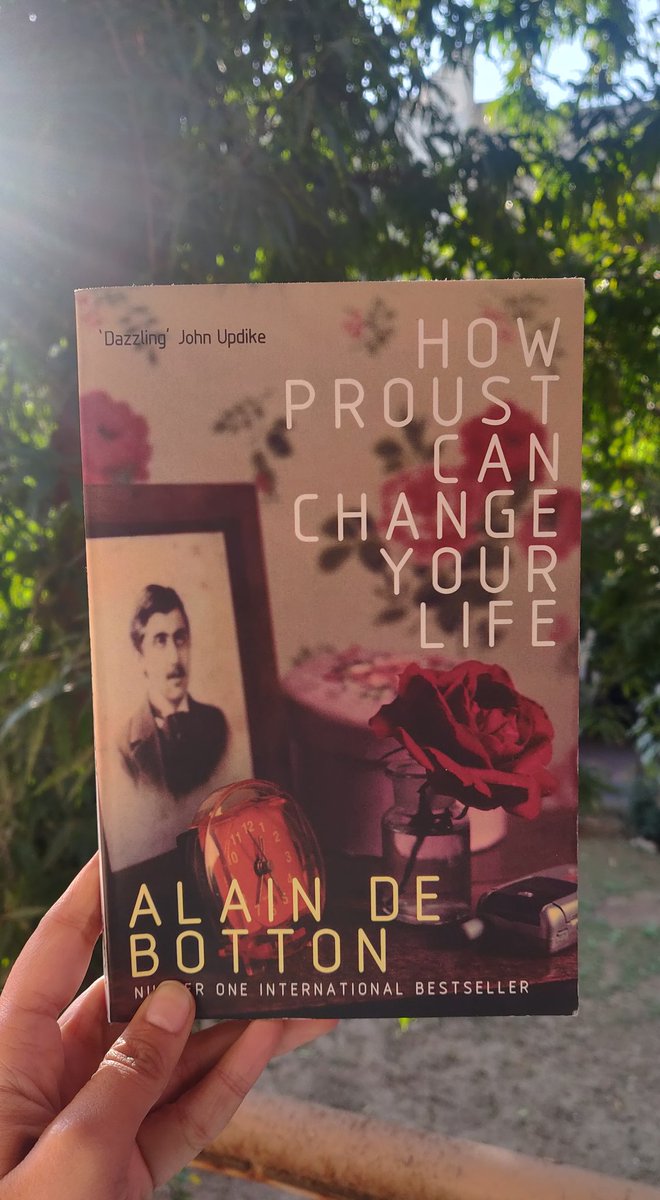 #15 I am new to both Proust &  @alaindebotton but How Proust Can Change Your Life is so brilliant that it doesn't matter. There is beauty in every chapter, a new perspective towards life, or rather one that always existed but was blurred. Then you see clearly.Highly recommended!