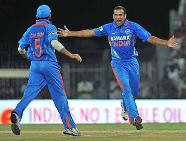 GautamGambhir's tweet photo. So many match winning spells, numerous match winning innings, one of the best all arounders I have played with. You are a true champion @IrfanPathan my friend. Good luck for your second innings. Cheers                                            #irfanpathan https://t.co/J5GyGhhQ6g