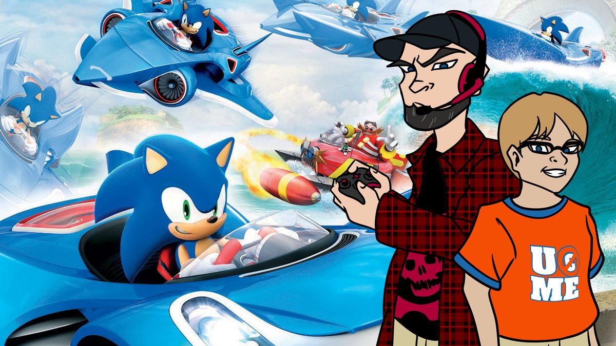 TheReelGeno's tweet photo. On a very special edition of #GenosBadAtGames, my son Andy joins me to play a little #SonicAndAllStarsRacingTransformed. Enjoy!
https://t.co/kevQoqSQsy https://t.co/lcpbAQcJWS
