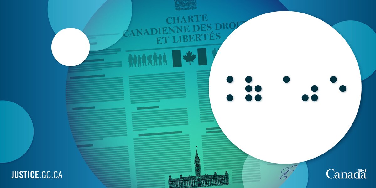 JusticeCanadaFR's tweet photo. Dans le cadre de notre engagement envers le #gouvert pour rendre les documents juridiques plus #accessibles et promouvoir l’#inclusion, voici une version numérique en braille de la #CharteCanadienne. Téléchargez-la: https://t.co/j6AiCMpNR4
#JournéeMondialeDuBraille #loican https://t.co/VhwV0uL73Y