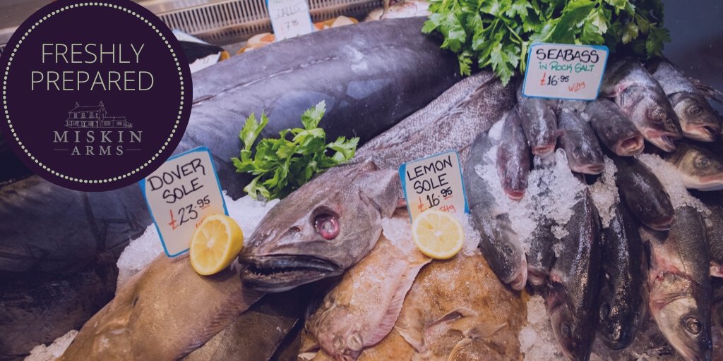 Who loves fresh fish? We have a fine selection on our fish counter from Dover Sole to #Seabass #weekend #relax #seabass #sole #fishlover  #MiskinArms #wine #food #eatlocal #Familytime #GreatFeedback #GreatFood #MiskinFoodies #SaturdayStyle #TheWeekend #SaturdayFun #SaturdayFunday