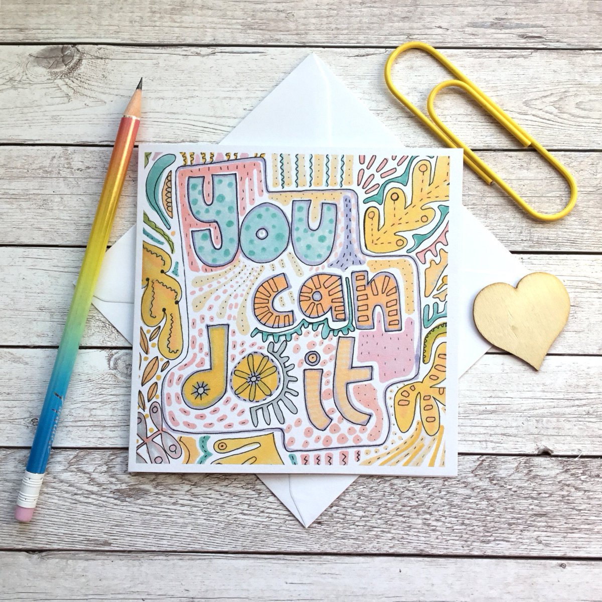 buck_lj's tweet photo. Good Luck Card, You Can Do It Patterned Quote For New Job, Card For Starting University, Ideal Card For Best Friend, Son or Daughter. https://t.co/mAwmiQGNgC #Slumbermonkey #Etsy #PartnerCard https://t.co/ccmMFLqNEh