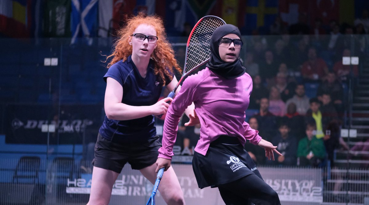 BJOsquash's tweet photo. And Katie Malliff saves match balls to reach the semis in five !!!

G17   [3/4] Katie Maliff (Eng) 3-2 [5/8] Salma El Tayeb (Egy)   12-14, 13-11, 8-11, 12-10, 11-8 https://t.co/eWQkJKmCWF