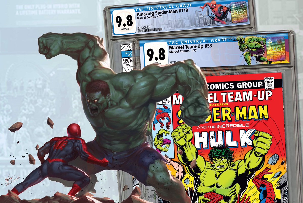 CGCComics's tweet photo. CGC's Hulk Smash and NYC Spidey Marvel labels are available while supplies last!
Learn more ➪ https://t.co/4tieOgeeAH
#CGCComics #MarvelComics #CGCMarvelLabels #MarvelUniverse #IncredibleHulk #Hulk #AmazingSpiderman #Spiderman #ComicGrading #CGC #Comics https://t.co/2RgHzvUXPc