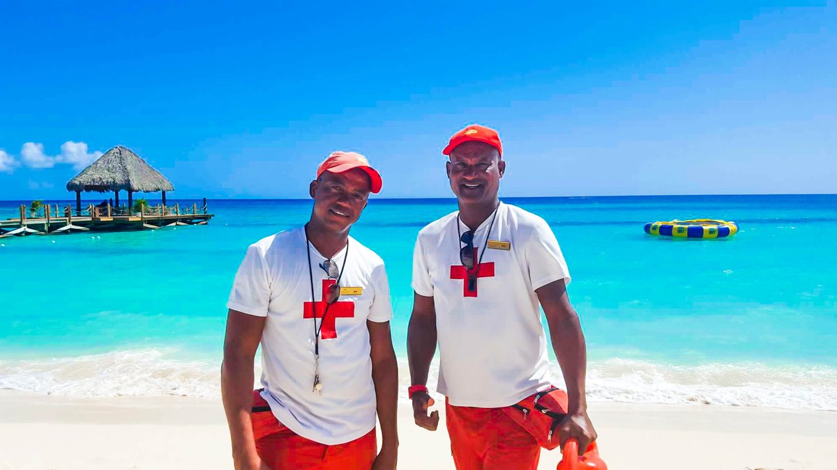 #MeetTheStaff: Today, we introduce you to Elvin and Jose! Two of our star lifeguards at the beach! ⭐️ They will be very happy to help make your experience the best during your stay in paradise! #DreamsDominicus #UnlimitedLuxury