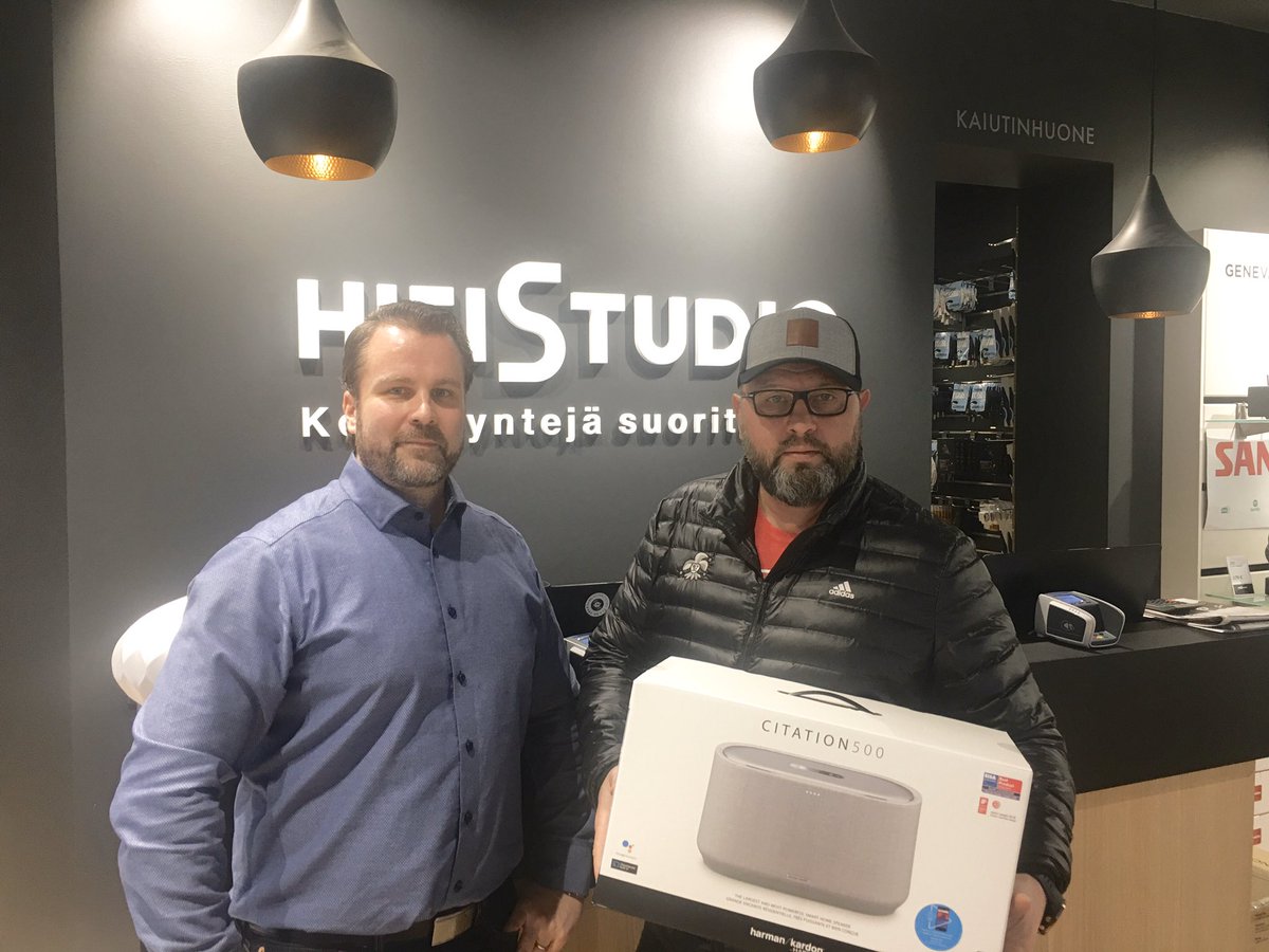 MaunulaE's tweet image. Vieraspeleihin parempi äänentoisto. Kiitos @hifistudio ja Antti Paju #Jokerit #hifistudio #citation500