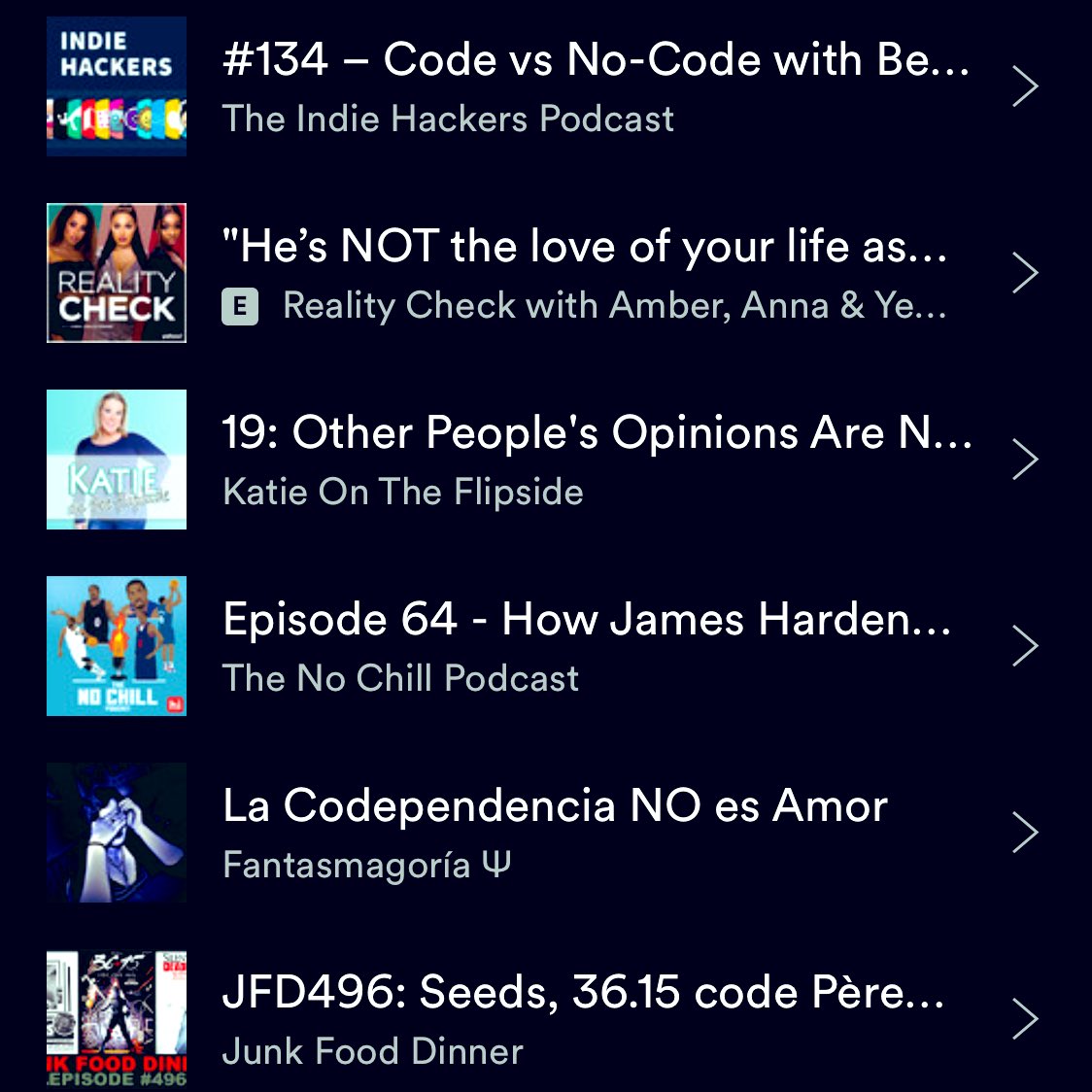 tobyallen007's tweet photo. How to learn about your next subject?

Go to Spotify

Select from Podcasts

Search topic and select episodes

You’ll end up with loads of great podcasts and interviews on that subject matter.

#nocode #maker @makerskitchen @IndieHackers @csallen https://t.co/8vxDksDJvt
