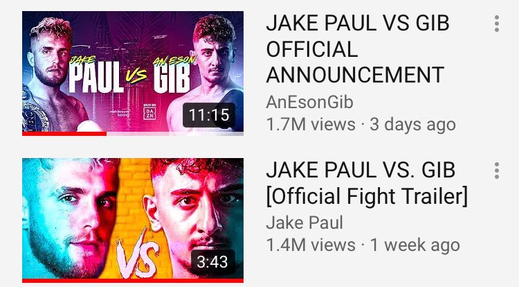 AnEsonGib's tweet image. The hairline stuff must of really hurt your feelings for you to strike it Lool @jakepaul 

The fight trailer that I promoted has various clips from my documentary

YOU ARE BEING OUT DONE JAKEY &amp;amp; YA CANT HACK IT