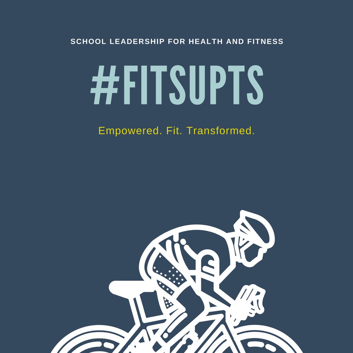 FCSSuper's tweet image. Superintendents from across the nation are joining #FITSupts to #ModeltheWay for students/staff/other K-12 leaders to focus on fitness/health. Our goal is to have every superintendent to #ModeltheWay - eating healthy, running, biking, walking, lifting daily, etc. in 2020! #Team!