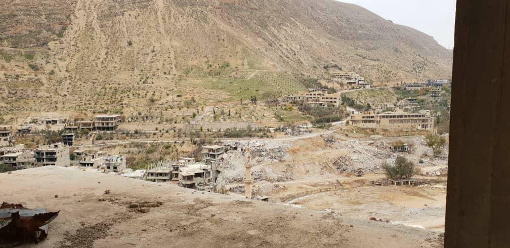After Wadi Barada surrendered to the Assad regime in 2017 & those who refused surrender were displaced, the regime began systematically demolishing homes in the area & is prevent most original inhabitants from returning [a practice identical to Israel in 1948]