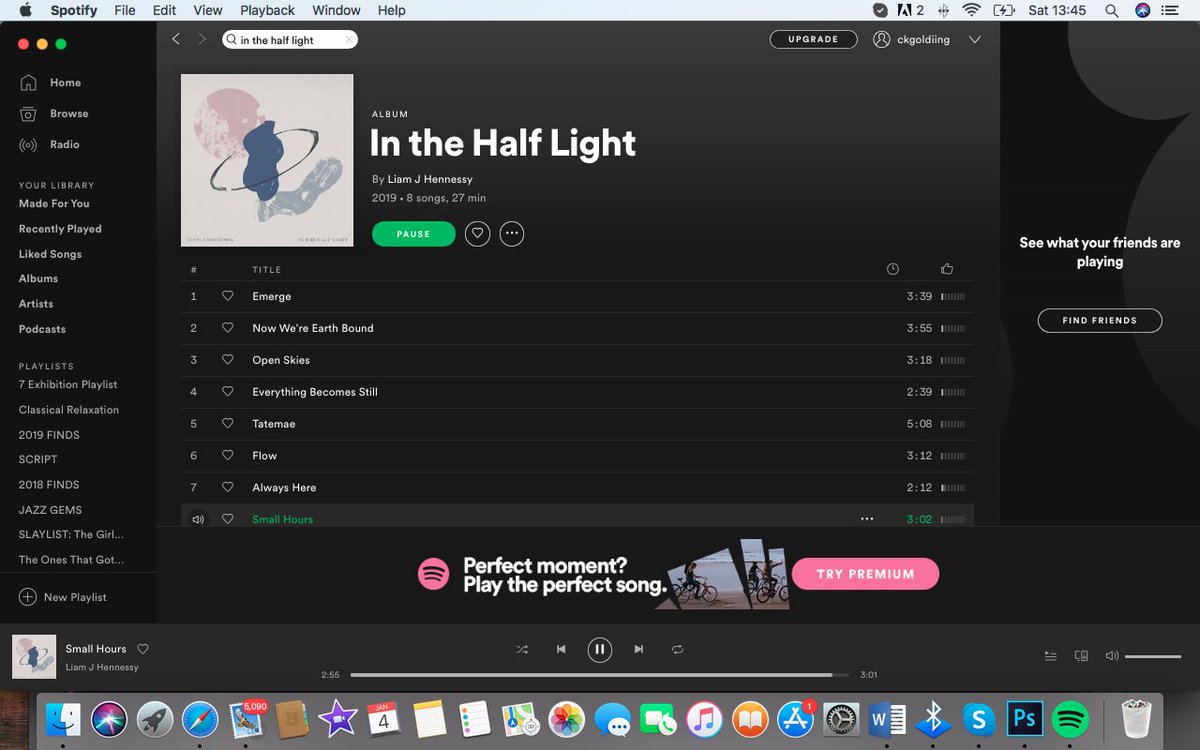 CKGoldiing's tweet photo. @wearebloodmoon PLEASE NOTE: I am officially on my THIRD listen of 'Small Hours'. Utter class. Congratulations @Liam_J_Hennessy - wonderful album to work to.
#InTheHalfLight ⚡️ https://t.co/Uw6NtiCcWQ