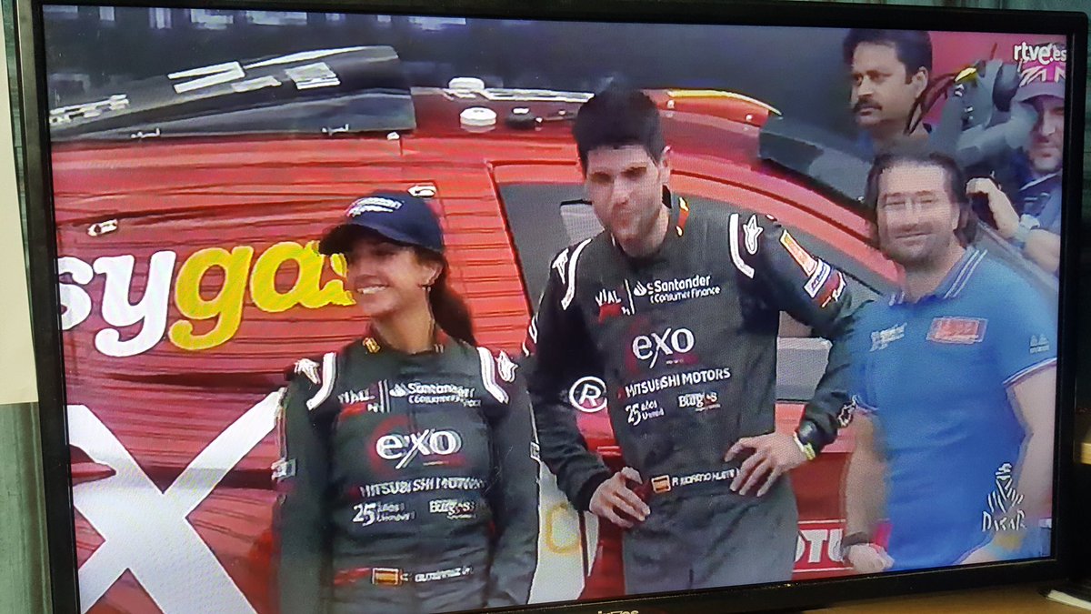 Grande <a href="/cris_tortu/">Watson Debra</a> vamos!! 👏🏻👏🏻 #Dakar2020 #DakarTVE
