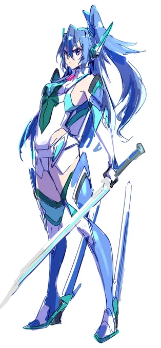 #シンフォギア #Symphogear 翼さん!なにげに初描き 