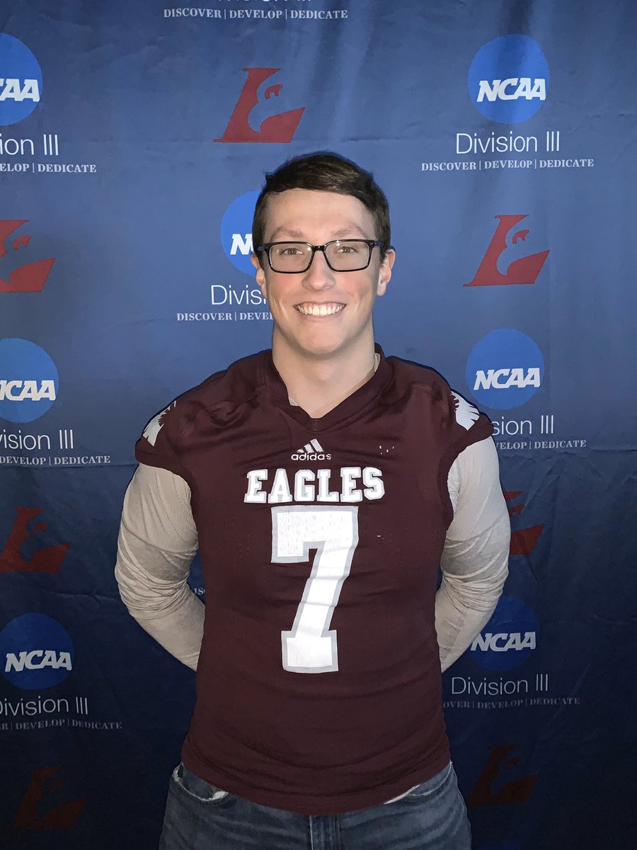 CFahnrich's tweet image. I am extremely excited and blessed to say I will be continuing my academic and football career at UW-La Crosse. Thank you so much to my parents and coaches for helping me through this process. And thank you @UWLCoachJanus @UWLEagleFB for everything and giving me this opportunity!