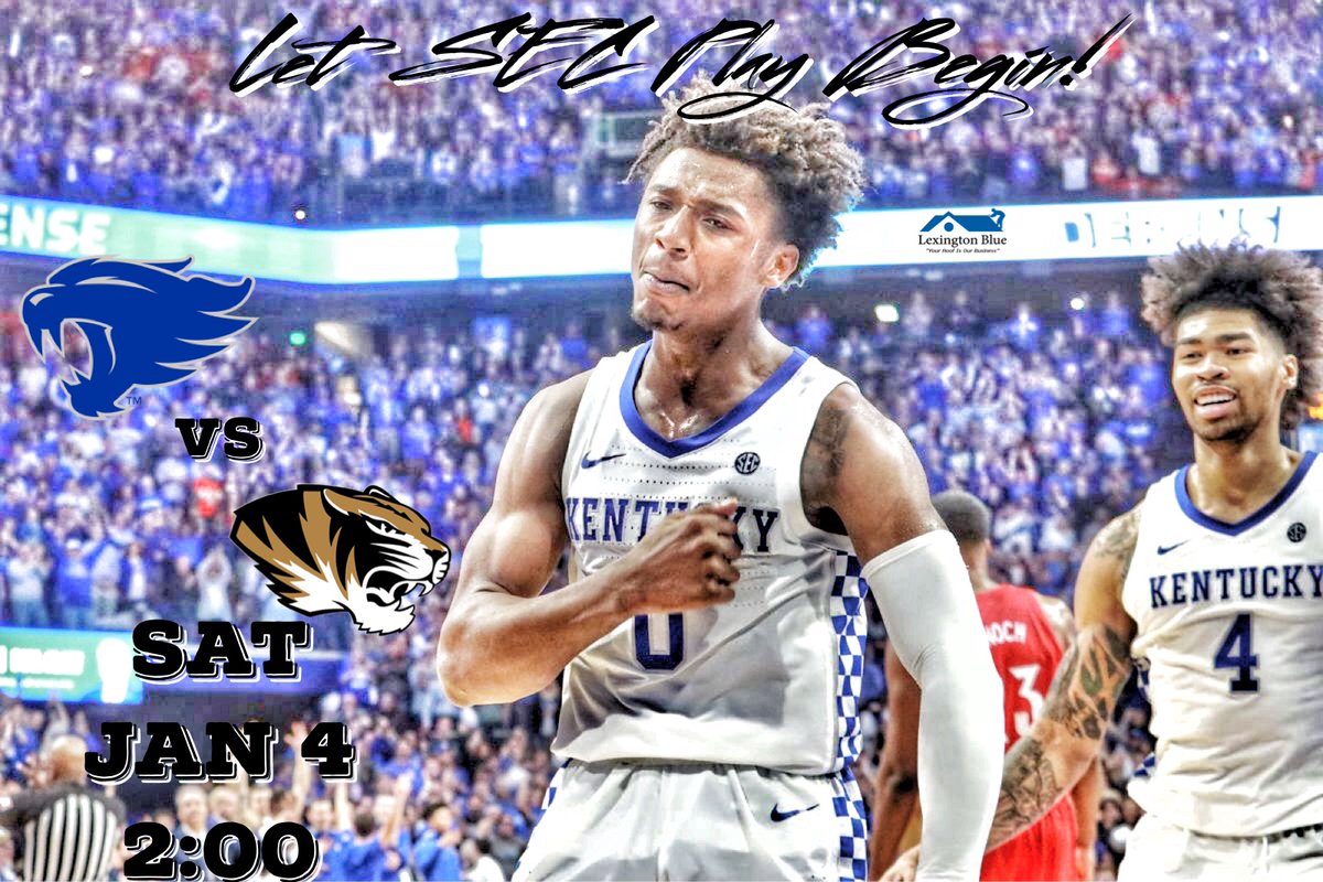 Lexington_Blue's tweet photo. SEC Play begins today for the Cats, hosting Missouri at 2pm! ๐
Whoโs ready?! ๐
#LexingtonBlue #SEC #BBN #CATS #Roofing #RoofingContractor #RoofingMaterials #RoofingCompany #Roofers #RoofRepair #RoofReplacement https://t.co/pHo4bIFCkt