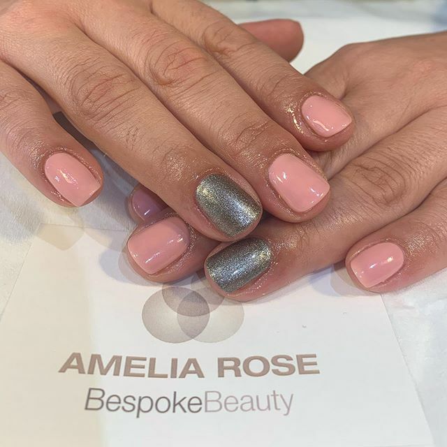 AmeliaRoseBBS's tweet photo. First client with our colour of the month- she went for both 🌸🌸🌸 We LOVE them!! @cndworld #pink #silver #shellac #manicure #pedicure #love #salon #sherborne #dorset #sherbornesalon #ameliarosebespokebeauty https://t.co/FFG8DaKPLb https://t.co/9uI8TqADAU