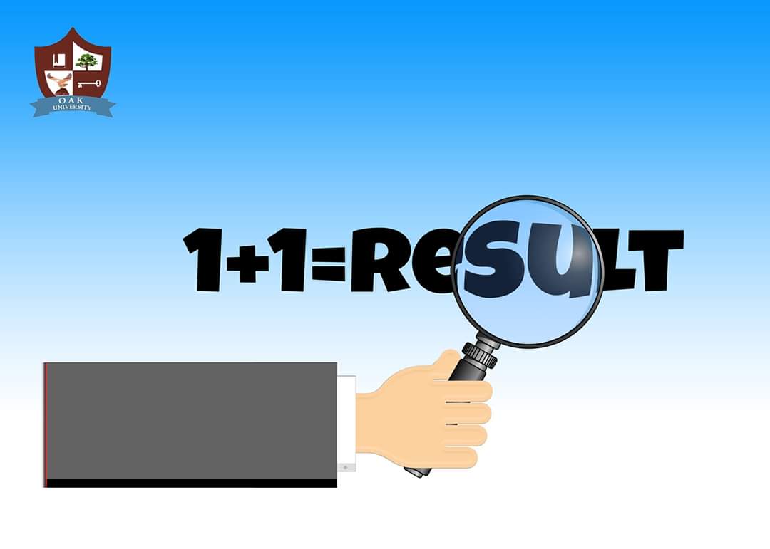 OakUniversity's tweet photo. RESULTS ALERT

1+1=RESULTS

Dear Oak university students you have used up 90% of your holiday.

Thank you. https://t.co/z7U97x886r