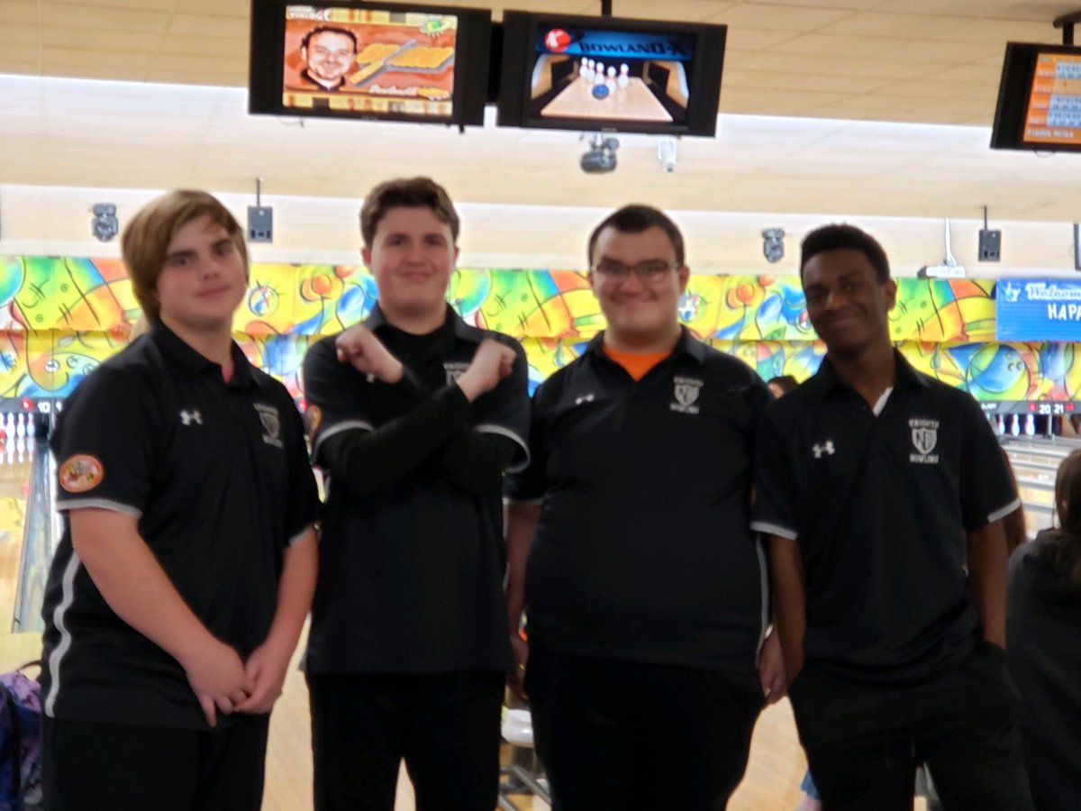NCHSUnified's tweet photo. What a great first match. We finished with a score of 144! Way to go Knights!! @nocountyknights #AACPSAwesome https://t.co/gY2O2fum3W