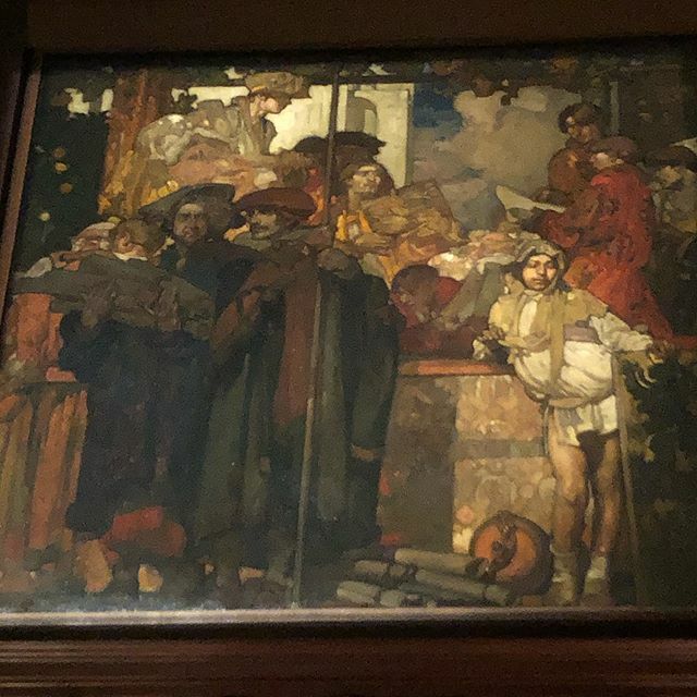 Historic settings for  <a href="/edwardcrutchley/">Edward Crutchley</a> <a href="/skinnershall/">Skinners Hall</a> an elegant guild house built in 1670 #lfwm ift.tt/2sKtg6c