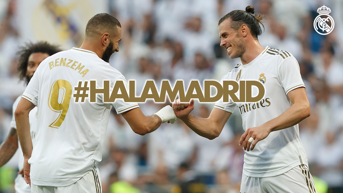 realmadrid's tweet photo. 1⃣▶ | 0-0 | ¡Comienza nuestro primer partido del 2⃣0⃣2⃣0⃣!
📱 https://t.co/w82EoEpWRh 
💻 https://t.co/4JXUUpucu2
#RMLiga | #HalaMadrid https://t.co/HtTZaRKRKi