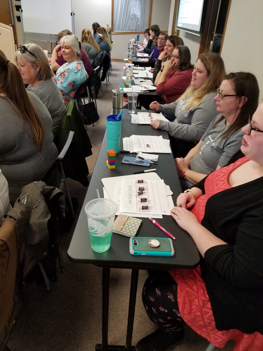 Jen_Higgi's tweet photo. Training for the paras of USD 257! Spent the morning on trauma informed and the afternoon on reading and writing strategies to help the students!! Paras walked away grateful for a day of learning and support! #257Learn https://t.co/iex2j5XVPn