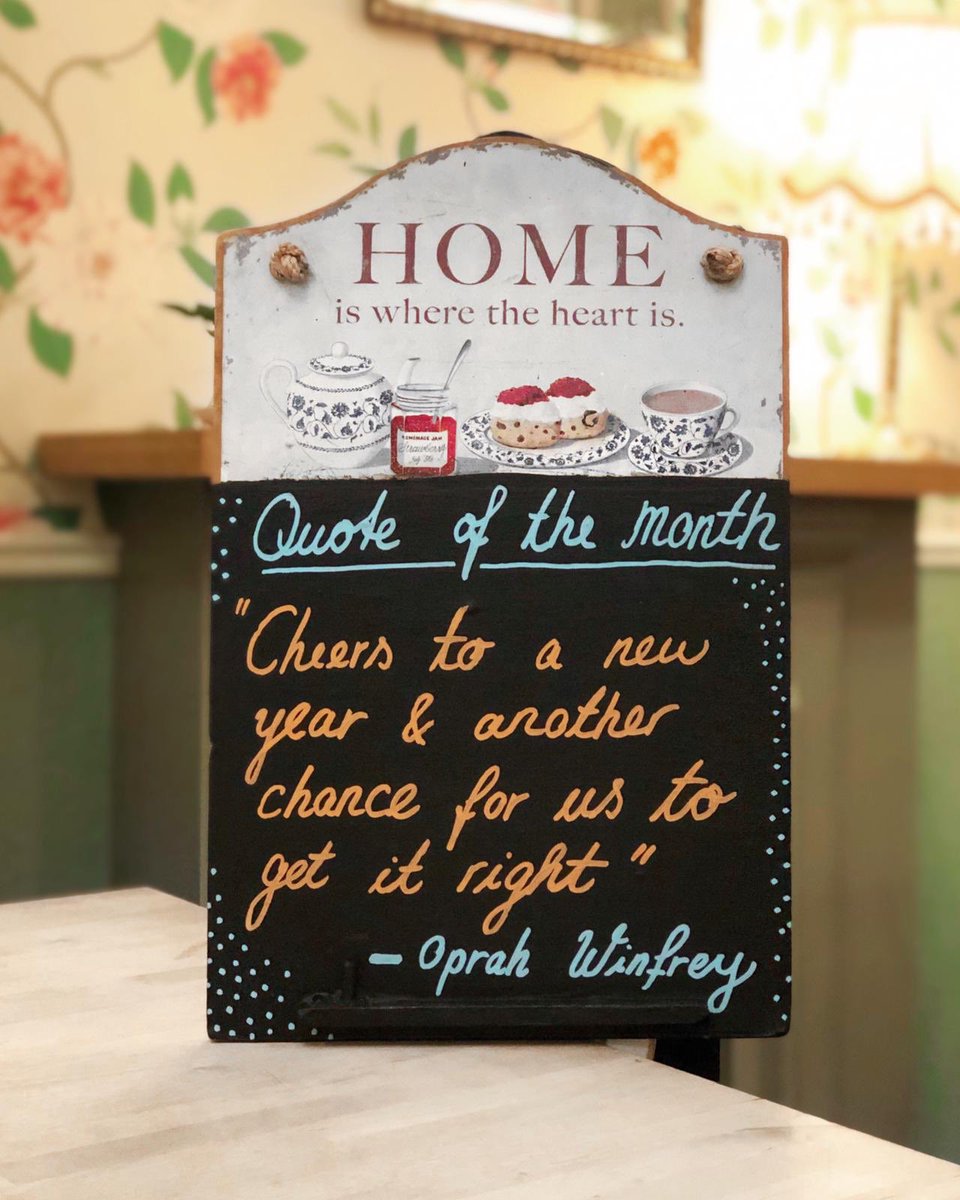 CafeEnglishRose's tweet photo. Our January Quote โจ @theenglishrosecafe .
.
.
#theenglishrosecafe #quoteinspo #januaryquote #oprahwinfrey #cosyinterior #cosycafe https://t.co/hJTRWVMRG5