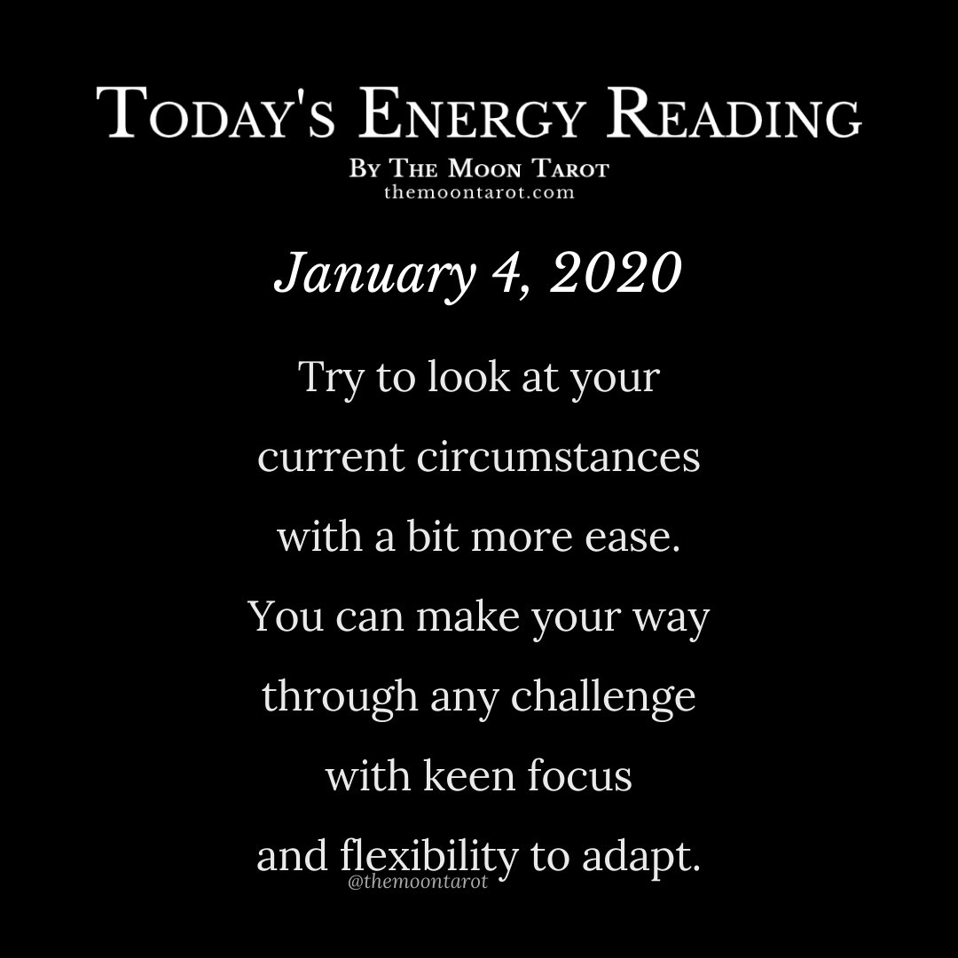themoontarot_'s tweet photo. Today’s Energy Reading 1/4/20 https://t.co/eebhrOst9O