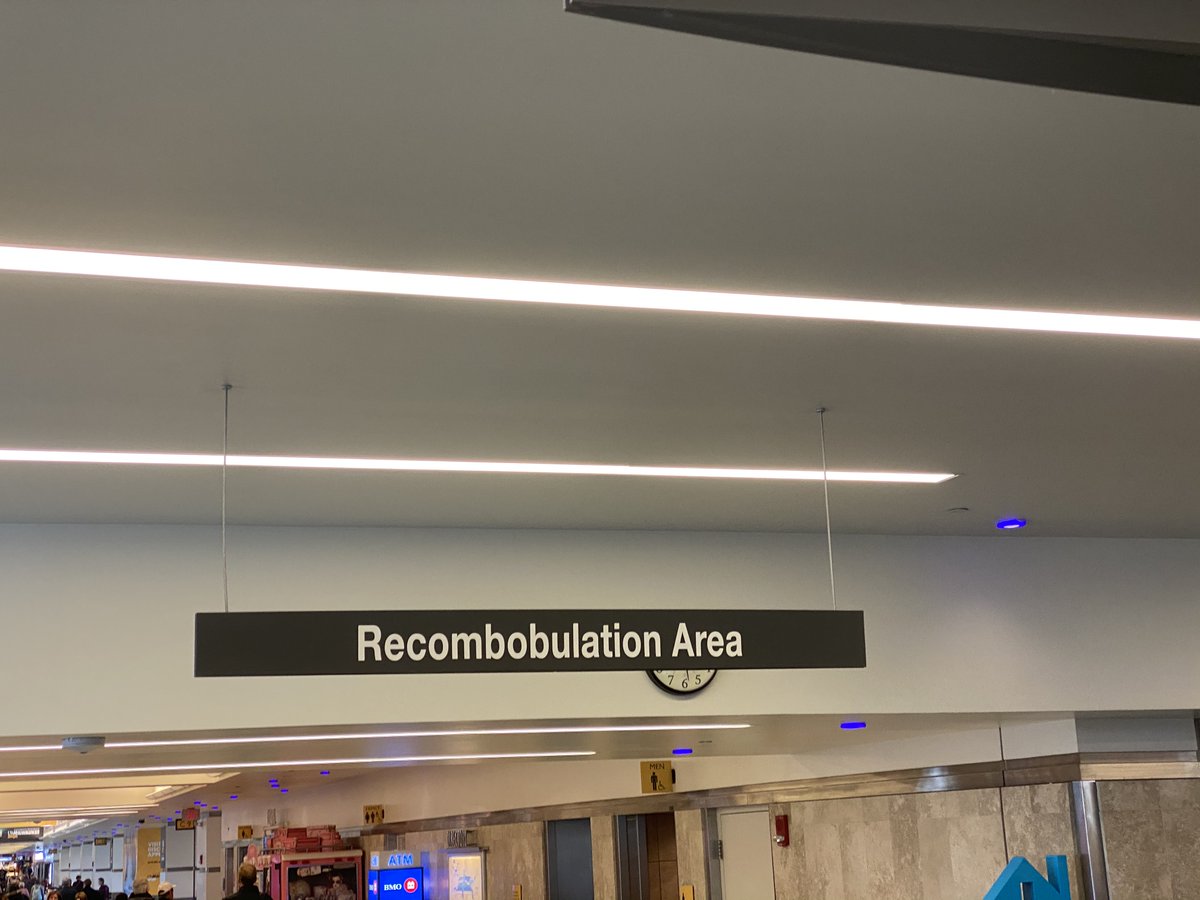 Ross_Heise's tweet photo. Every airport should have a #Recombobulation Area https://t.co/iXbggZ5BGc