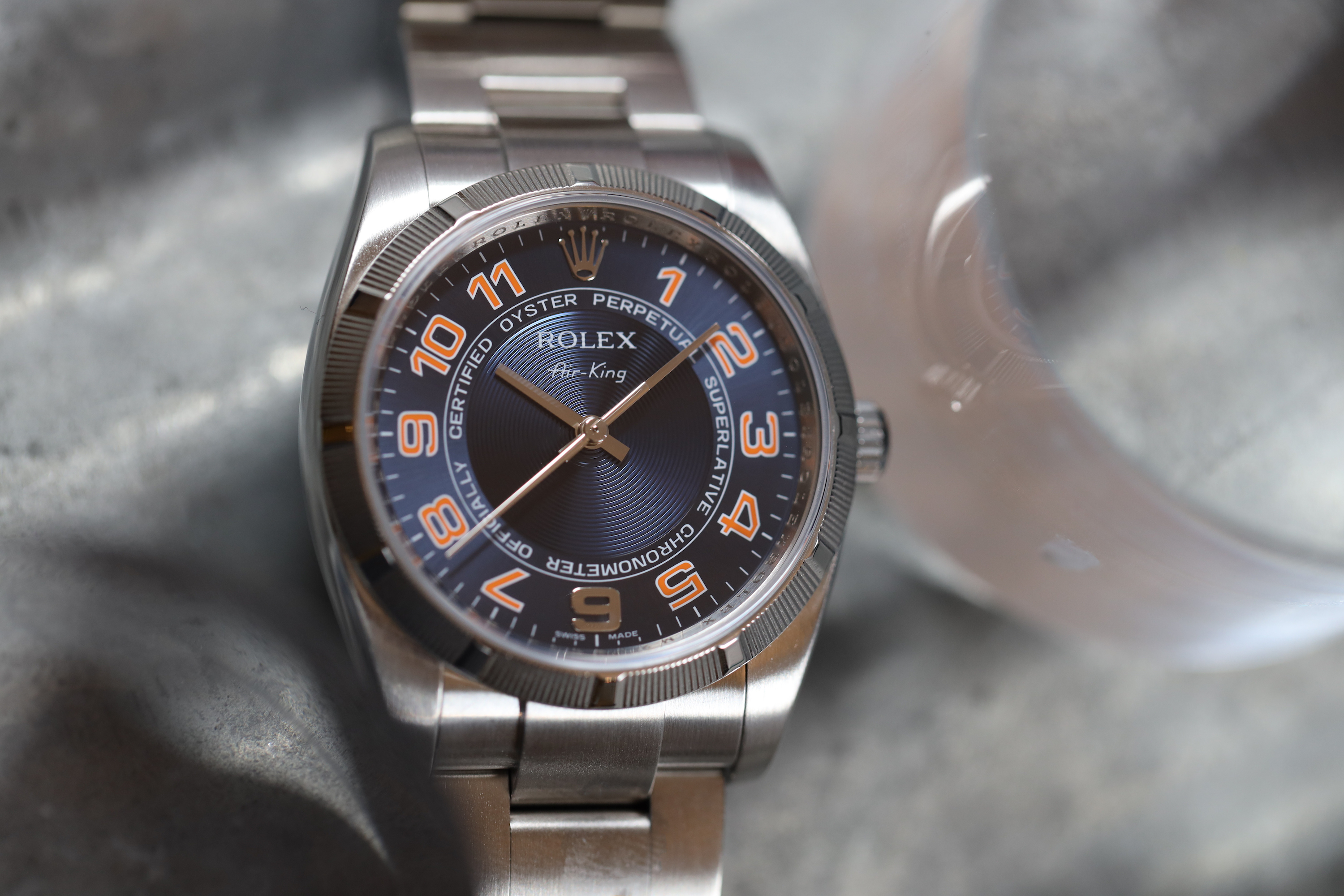 Rolex air king concentric cheap dial