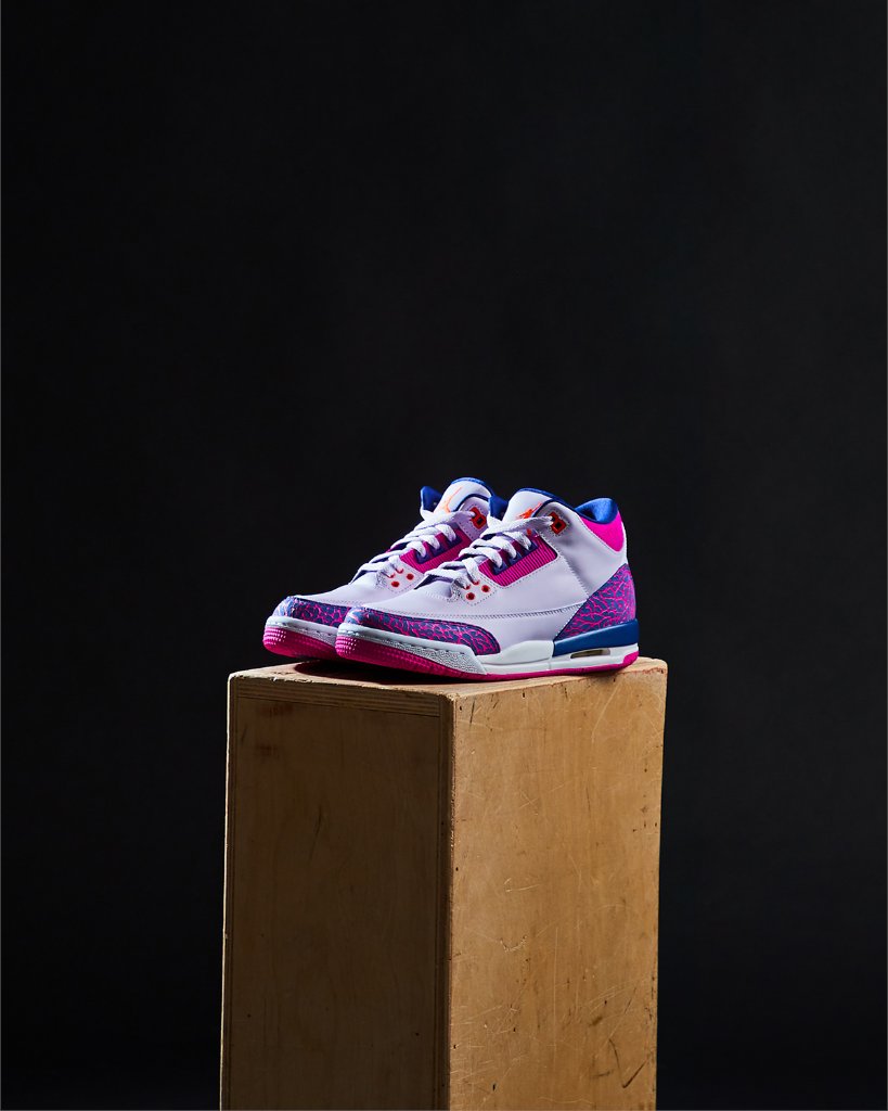 jordan retro 3 barely grape