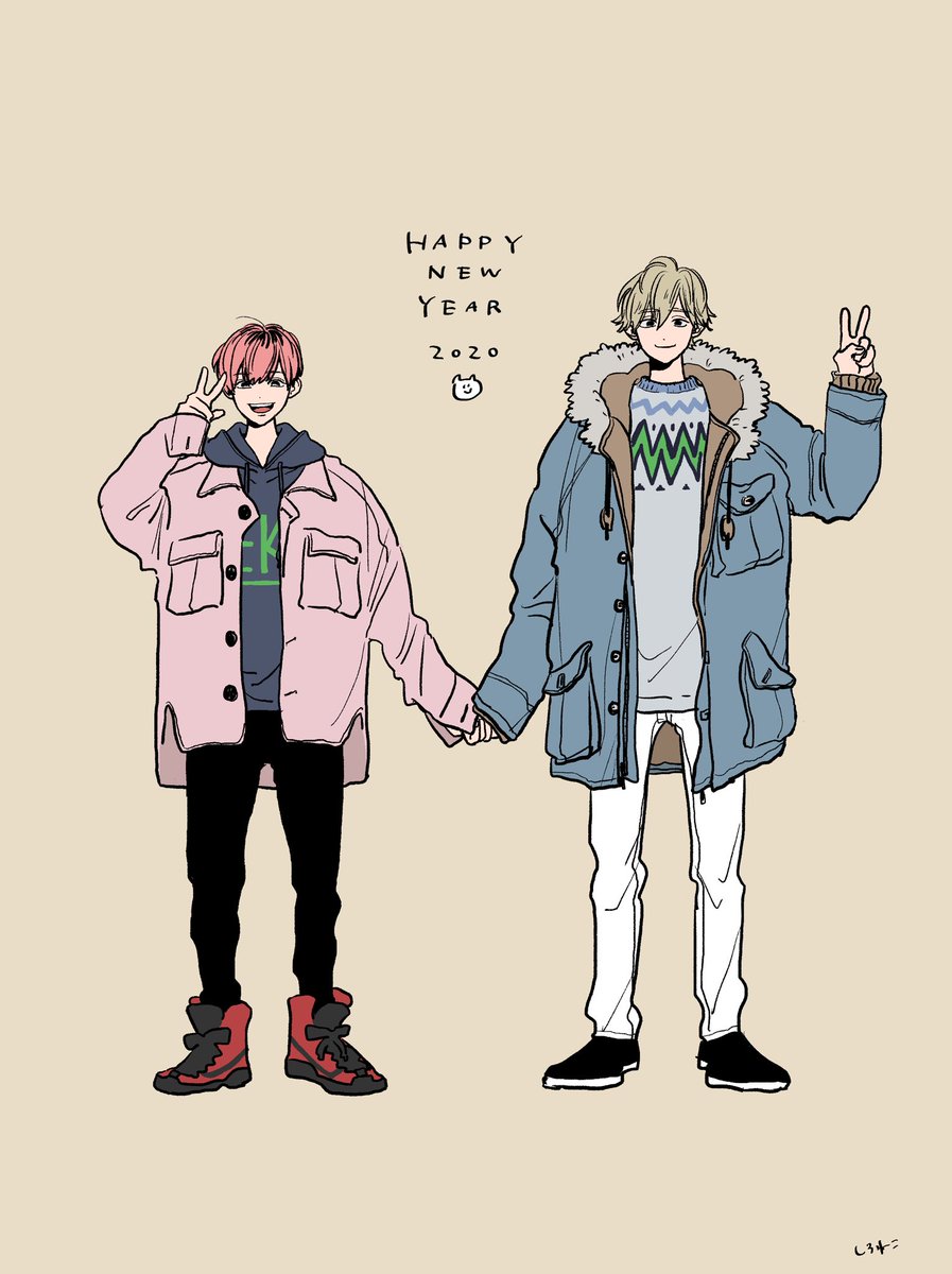 あけましておめでとうございます🎍
今年もマイペースに男の子たちを描いていきたいと思います。

しろねこ🐱