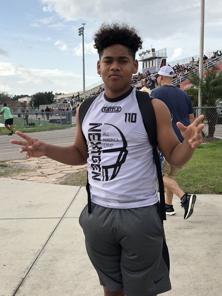 Buddha_James33's tweet photo. Let’s get it 💪🏽💪🏽 #FirstCampBack #ComebackSZN #NextGen #EliteEighty #RegionalCamp #WhyIGrind @NextGenAACamp @RyanOliverY1 @EdOBrien247 @PlayBookAthlete @BWILLnfl https://t.co/MgzIBPsnem