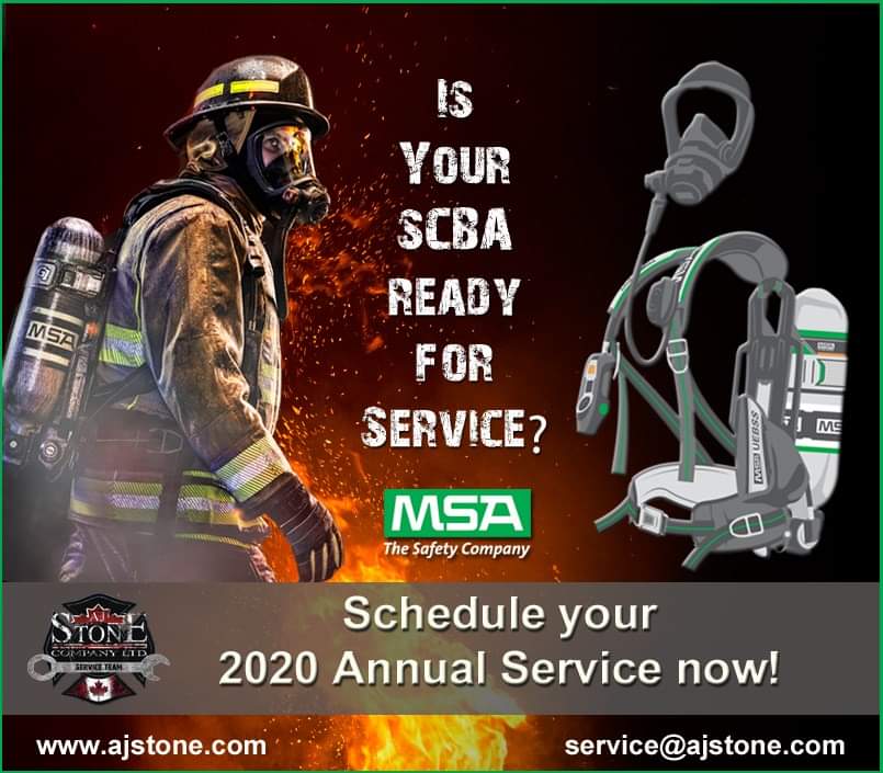 JP_AJSTONE_FIRE's tweet image. Is Your SCBA Ready For Service?
MSA breathing apparatus must be flow tested every year using an MSA approved flow test device. We offer annual service and on-site flow testing service for areas across Ontario.
bit.ly/AJS-Service