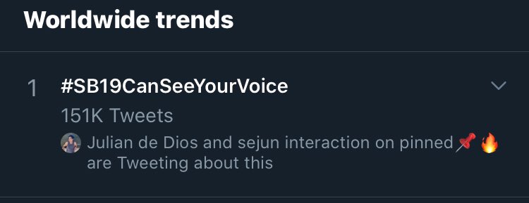 gaganotlady's tweet photo. When we said SB19 is goin’ global this year, we also meant WORLDWIDE.

We are trending top spot both in Philippines trends &amp; Worldwide trends. SAY WHAT?

#SB19CanSeeYourVoice
#PUSHAwardsATIN
ATIN SBicol19
@SB19Official https://t.co/8aGN1CNONw