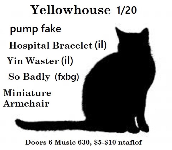 our show in fredericksburg is one week away! on top of that we are happy to say that we are playing newport news and a show here in richmond on 1/17 &amp; 1/20. hope to see u there❤️!