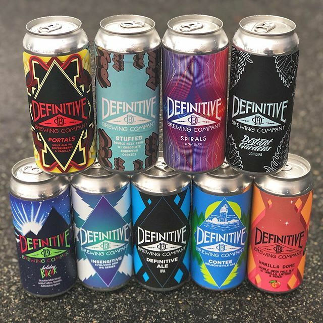 definitivebrew's tweet photo. Happy Saturday! Lots of great beer in house today including 9 four packs, 2 growler options, and 11 varieties on tap. @twotexans is the food truck of the day serving southern comfort food from 2pm to sellout. See you soon! 🔹🔷🔹
#canwall #craftbeer #ip… https://t.co/vRlLh0fqzf https://t.co/R0Rd6TMAIr