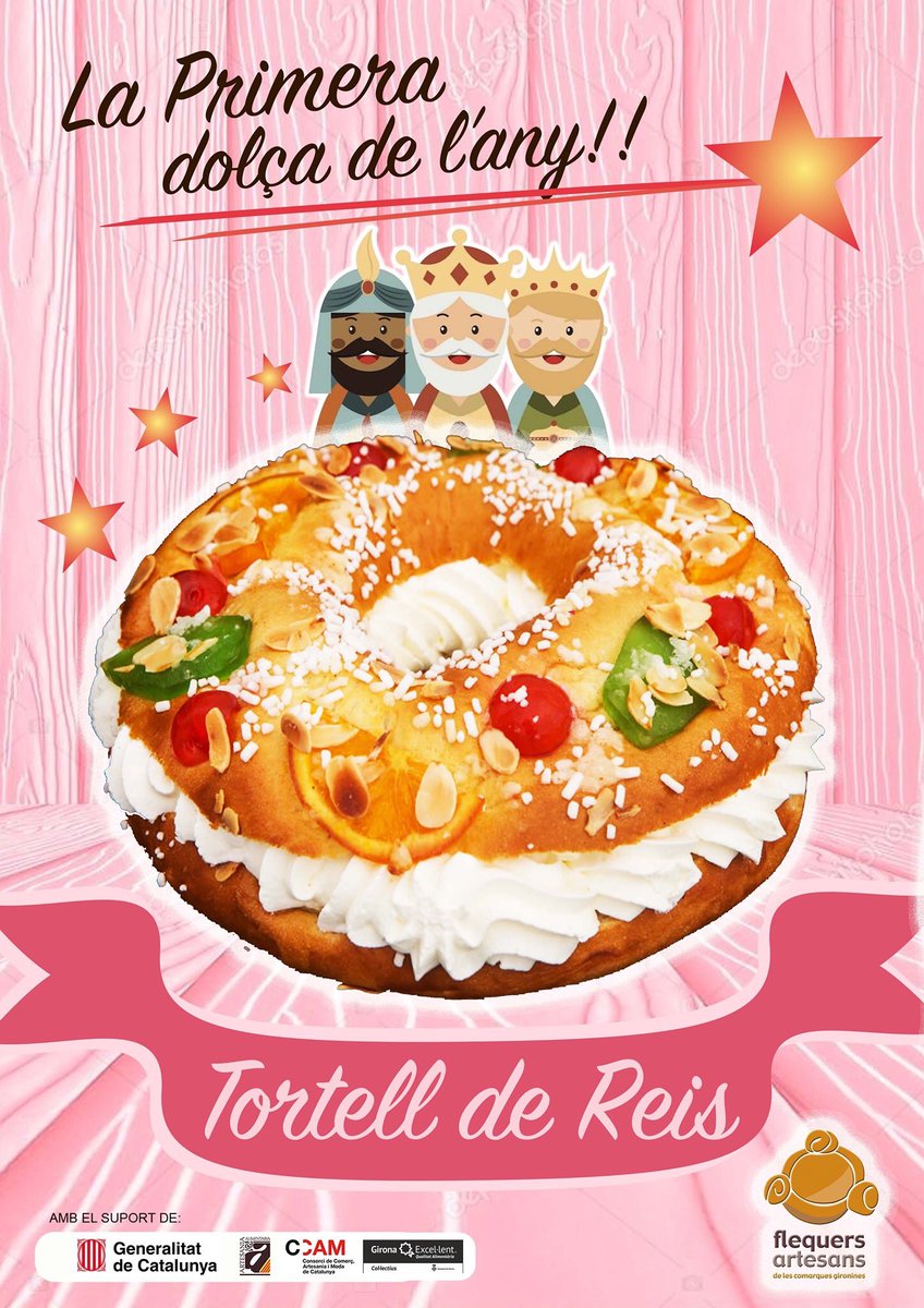 Els Flequers Artesans C. Gironines estem 
elaborant la #primera #dolça de l'any. 
Un bon #TortelldeReis us espera.

#FlequersArtesans #UnOficiqueBatega #Fetamà #Festes