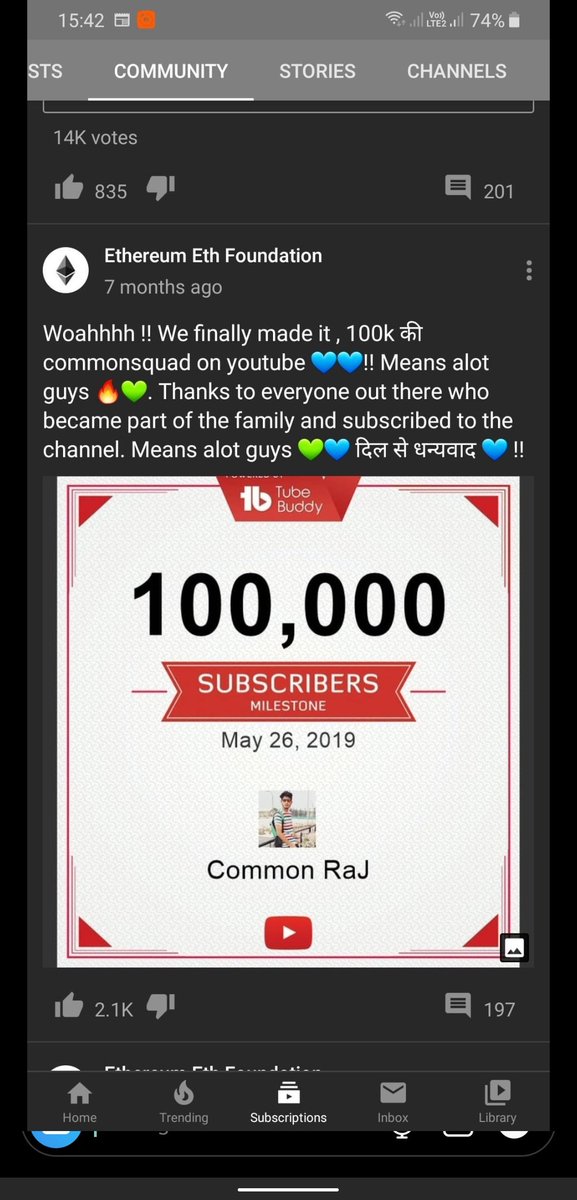 Appurva20's tweet photo. @YouTubeIndia guys wake up it's a High time....do something @YTCreatorsIndia please look into this....his hard work should not go in vain #savecommon @common_raj we support you ❤️❤️❤️ https://t.co/pWJ8QNdEfG