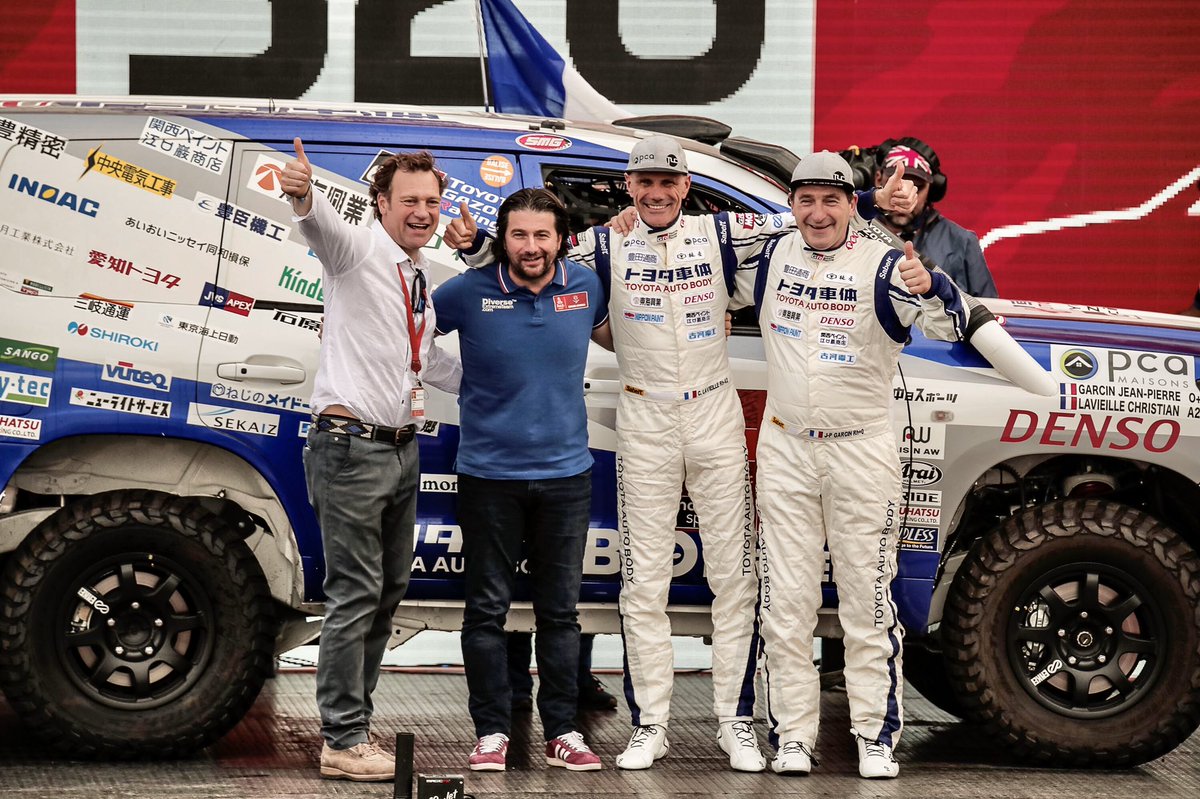 LavieilleChris's tweet photo. Podium @dakarrally @dakarrally.tv @gazooracing @tlc_tab @bfgoodricheurope @christianlavieilledakar @tlc_tab @bfgoodricheurope @bfgoodrichtires @christianlavieilledakar @camboxmeca @trekbikes_france #teamupwithbfg #bfgkm3 #km3 #bfg #landcruiser #teamupwithbfg #bfgkm3 #km3 #bfg https://t.co/WYU1dJad88