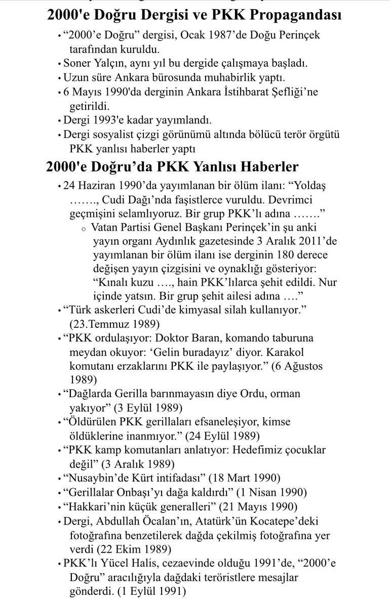 Bugünün sıkı vatanseveri Soner Yalçın PKK propagandası mı yapıyordu?Böyle bir dönekliği tarih kolay kolay görmez diyebileceğiniz başlıklar ve Soner Yalçın ilişkisi nedir?Bir daha soralım Soner Yalçın istihbarat elemanı mı gazeteci mi?