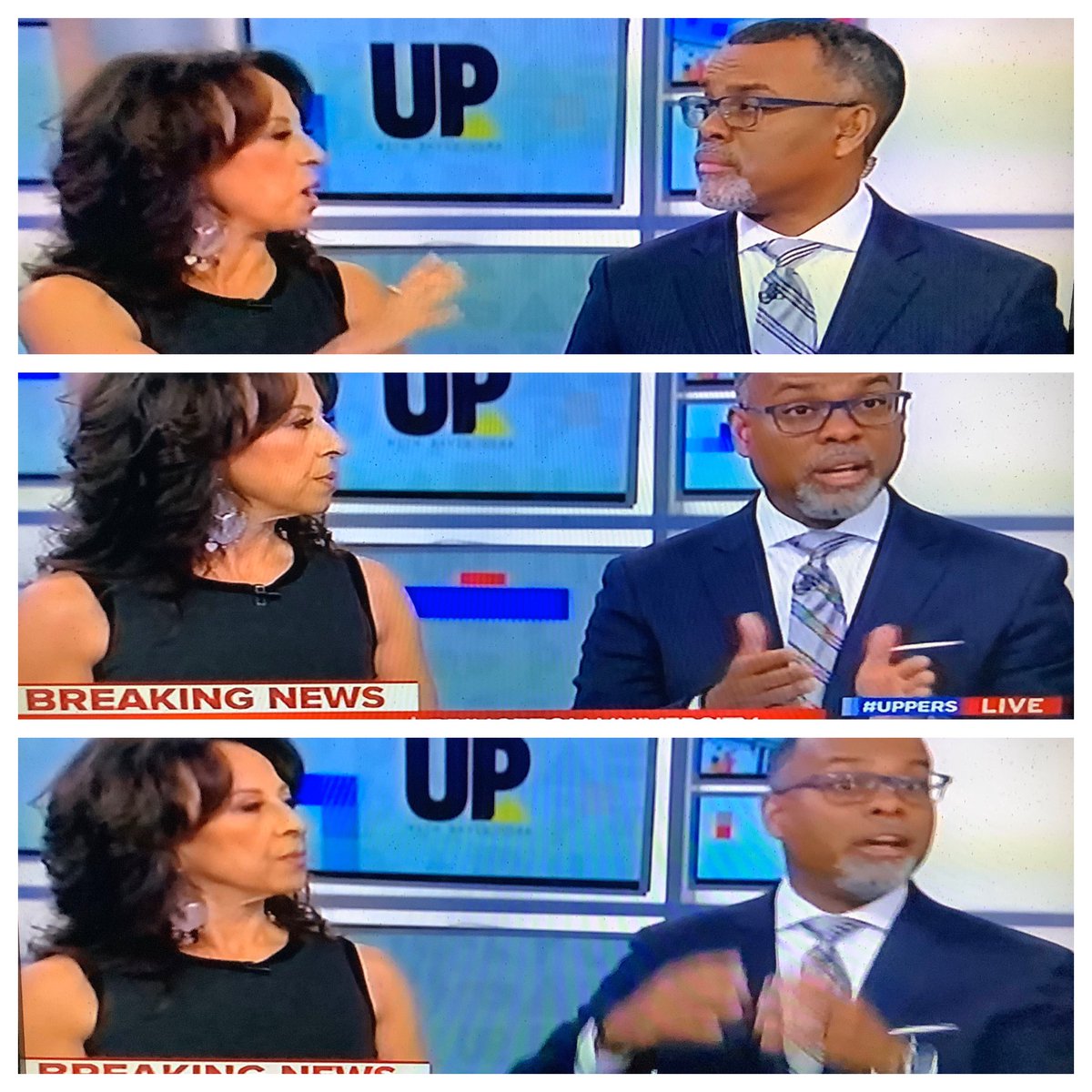 @esglaude @UPonMSNBC @davidgura @tomkeene @Maria_Hinojosa Then there’s the #DistinguishedProfessor explaining the world to us. And #journalist & #activist @Maria_Hinojosa challenging #Dems, incl prez candidates for more, esp more skepticism. (Sorry Maria if ur uncomfortable w/ an activist label but that how I see you @InTheThickShow)