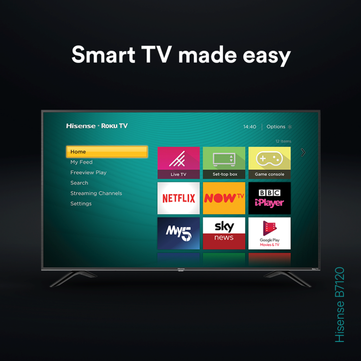 Itβs more than a smart TV π
Grab the Hisense and @RokuUK B7120 TV today π http://bit.ly/Hi-B7120Β