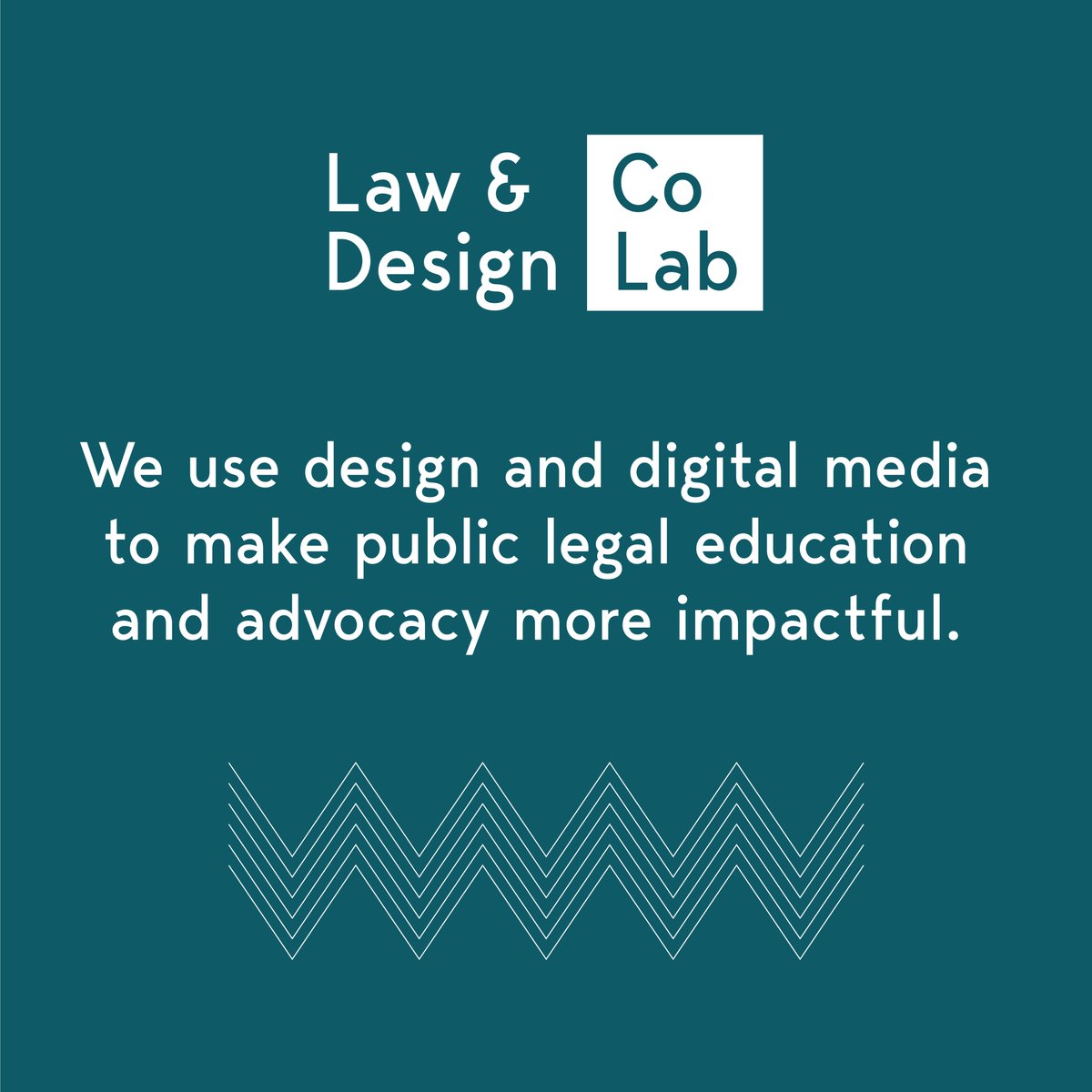 lawdesigncolab's tweet photo. There is a need to rethink how we solve the #accesstojustice  crisis. The Law &amp; Design CoLab is a diverse, volunteer-led nonprofit that's up to the challenge! Follow us to get the latest updates on the work we do. #socialinnovation #legalinnovation #civictech https://t.co/nx4Vf3DYku