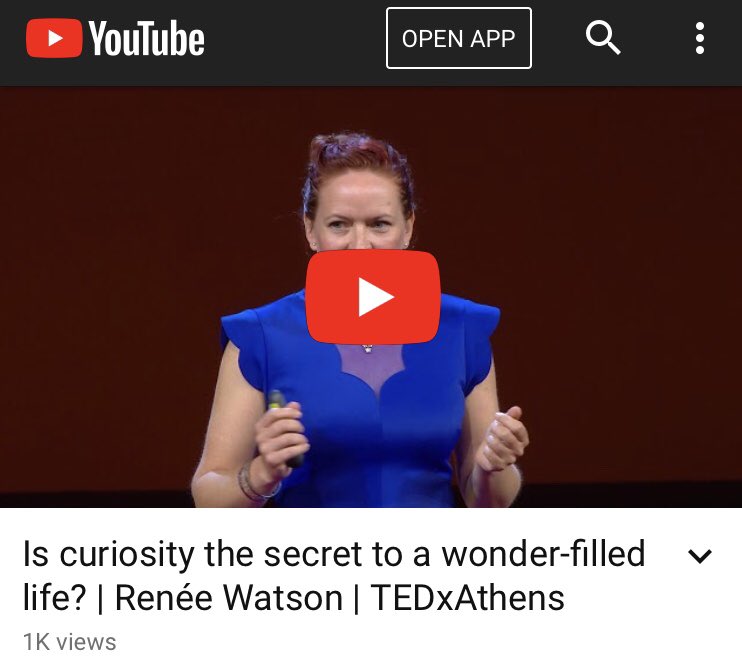 8) And last but by no means least, done 1 Ted Talk! Learn why #CURIOSITY is the catalyst to a wonder-filled life, courtesy of @reneewatson77 our Head of Explosions! 👉 youtu.be/tzdPqC3YQB8
#TEDTalk #TEDxAthens #TEDspeaker #womeninSTEM