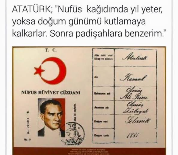 <a href="/arslandidem/">Didem Arslan Yılmaz</a> #Atatürk “Ben 19 Mayısta doğdum”derken ne demek istemişti idrak edemeyenler