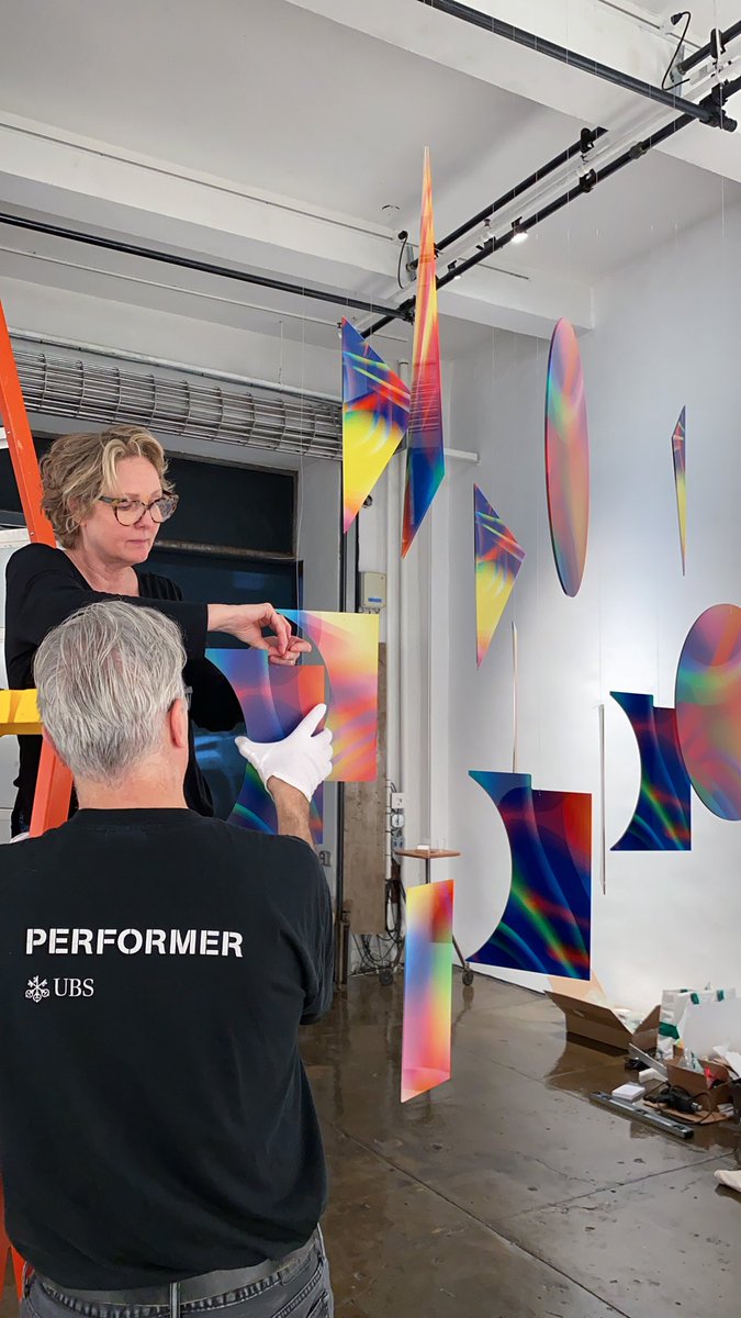 slgallery_nyc's tweet photo. Installing all weekend with Cate Woodruff for her upcoming show opening this Wednesday! #catewoodruff #slgallery #contemporaryart #photography #art #artlovers #light #artist #artgallery #nyc #lightart #artcollector #artwork #nycart #color #artsy #artexhibition #sculpture #light https://t.co/kVOMW9J9RQ